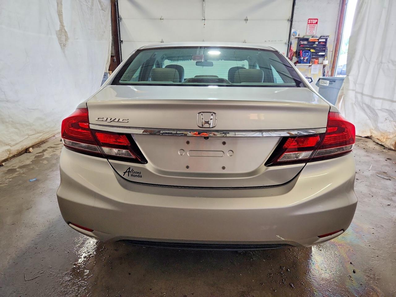 2013 Honda Civic Lx Gray vin: 19XFB2F53DE244175