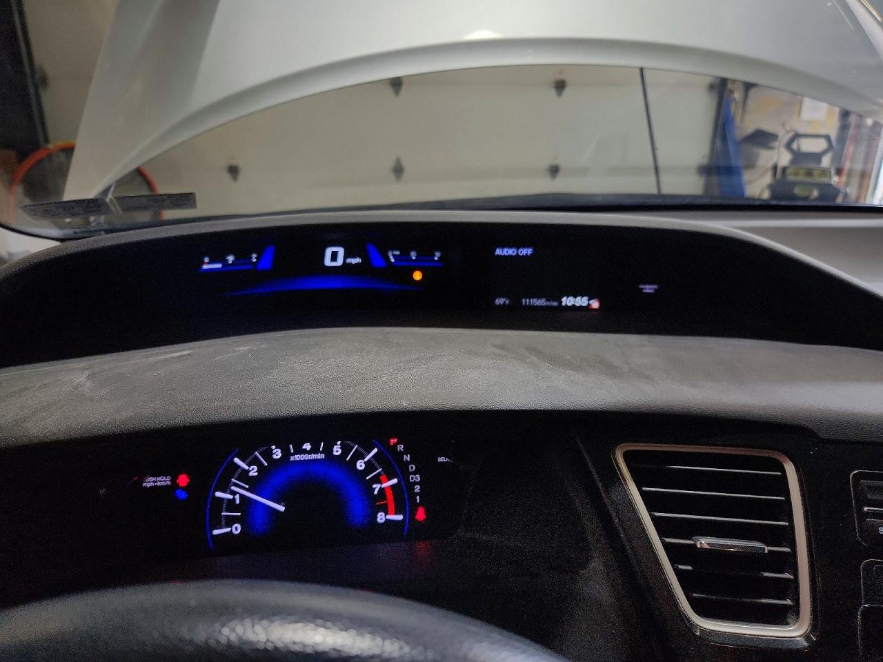 2013 Honda Civic Lx Gray vin: 19XFB2F53DE244175