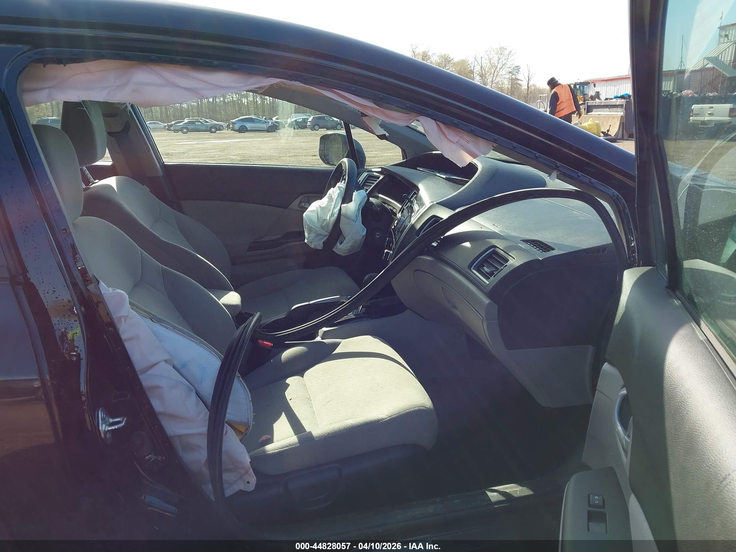 2013 Honda Civic Lx Black vin: 19XFB2F53DE247819