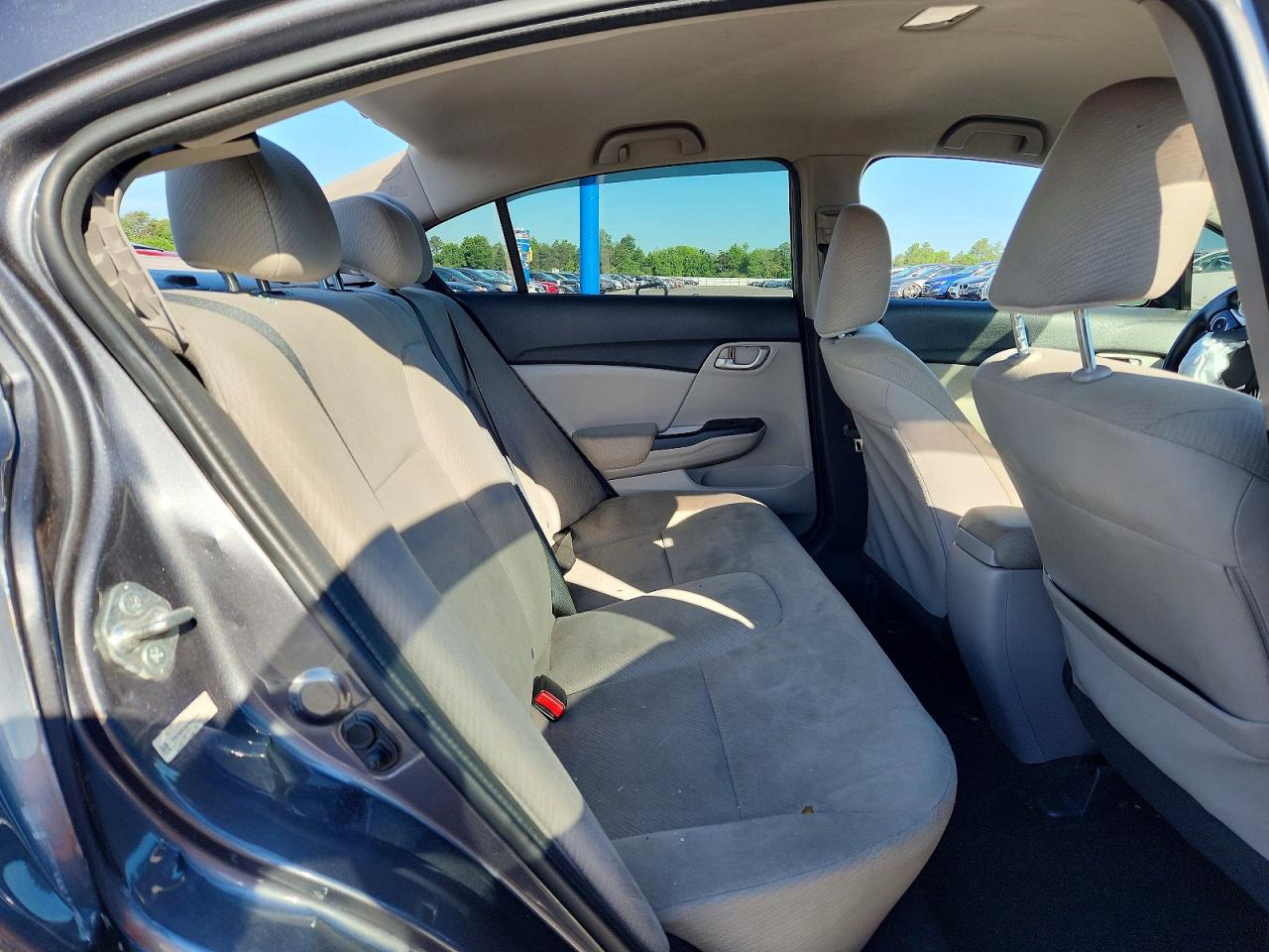 2013 Honda Civic Lx Gray vin: 19XFB2F53DE258805