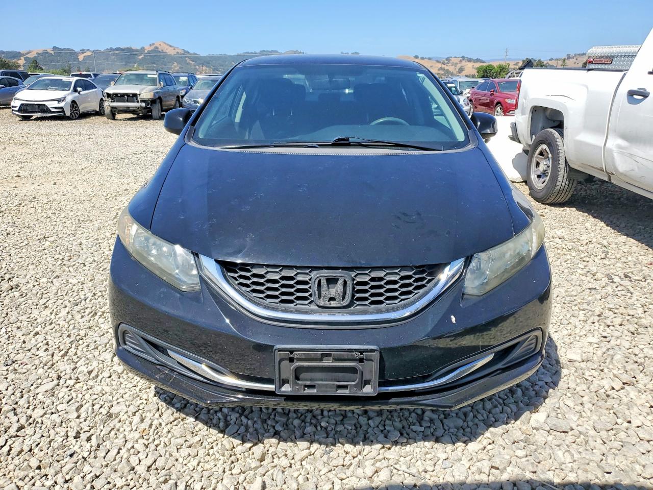 2013 Honda Civic Lx Black vin: 19XFB2F53DE270842