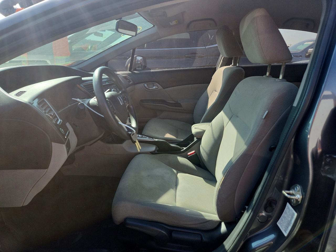 2013 Honda Civic Lx Gray vin: 19XFB2F53DE272607