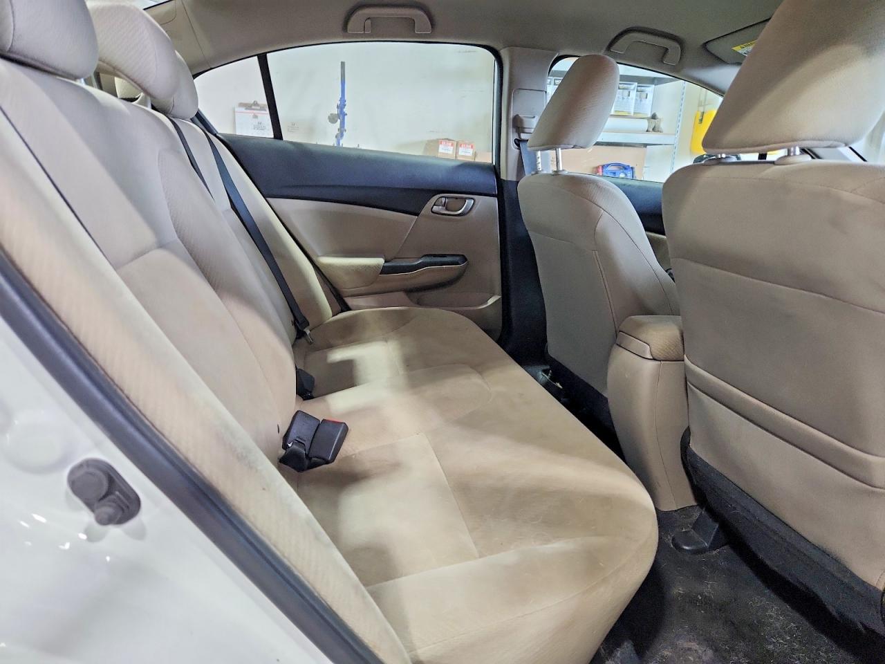 2013 Honda Civic Lx White vin: 19XFB2F53DE280528