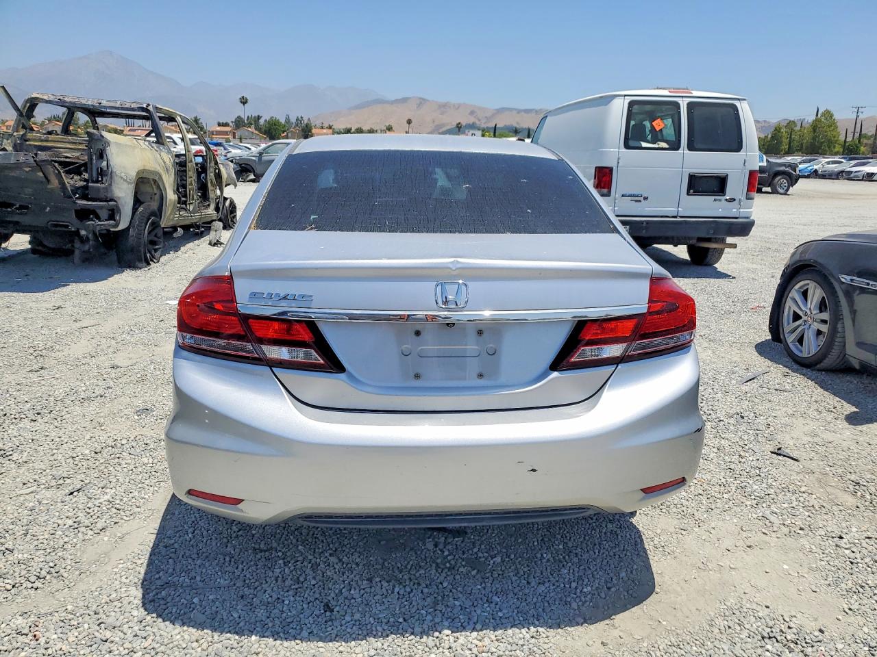 2013 Honda Civic Lx Silver vin: 19XFB2F53DE286166
