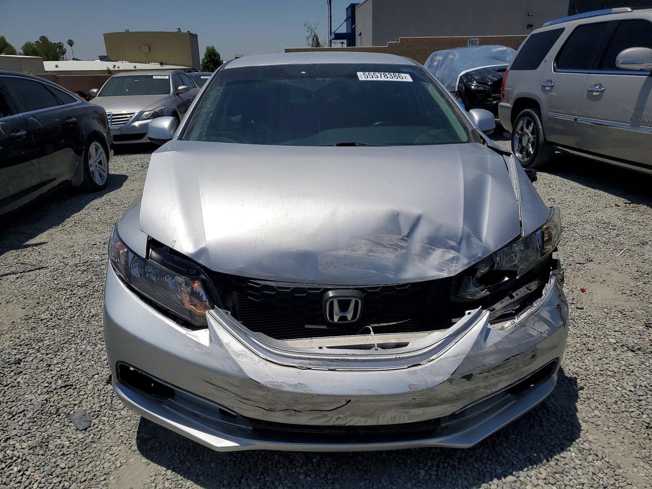 2013 Honda Civic Lx Silver vin: 19XFB2F53DE286166