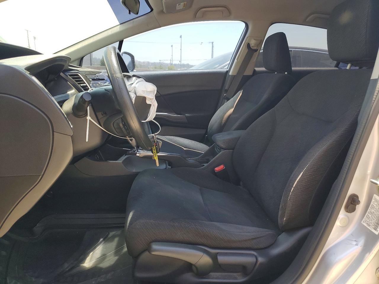 2013 Honda Civic Lx Silver vin: 19XFB2F53DE286166