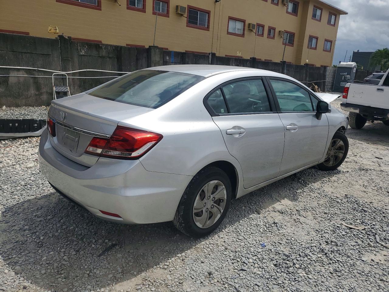 2013 Honda Civic Lx Серебряный vin: 19XFB2F53DE288970