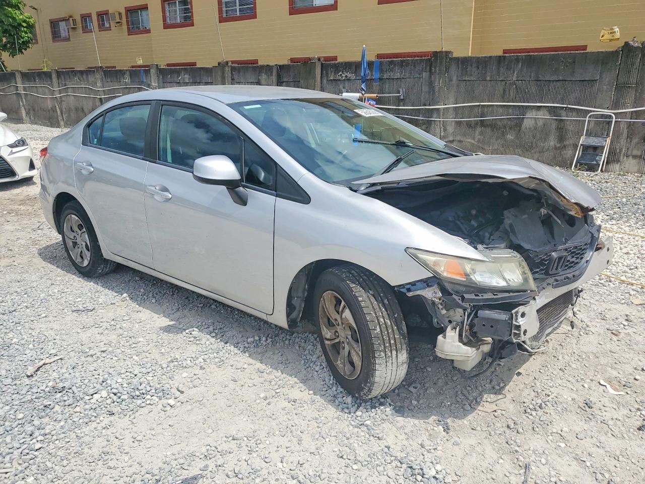 2013 Honda Civic Lx Серебряный vin: 19XFB2F53DE288970