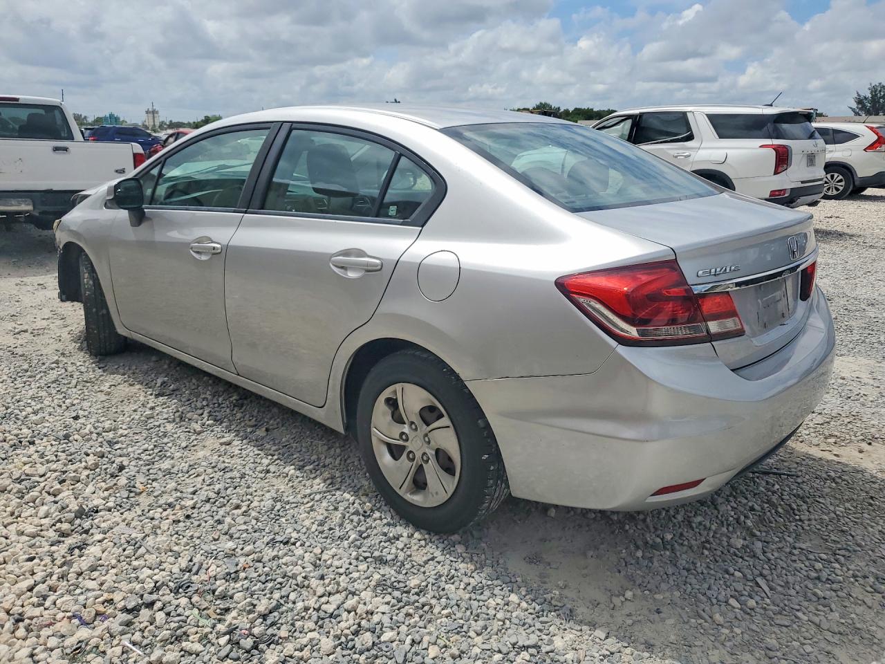 2013 Honda Civic Lx Серебряный vin: 19XFB2F53DE288970