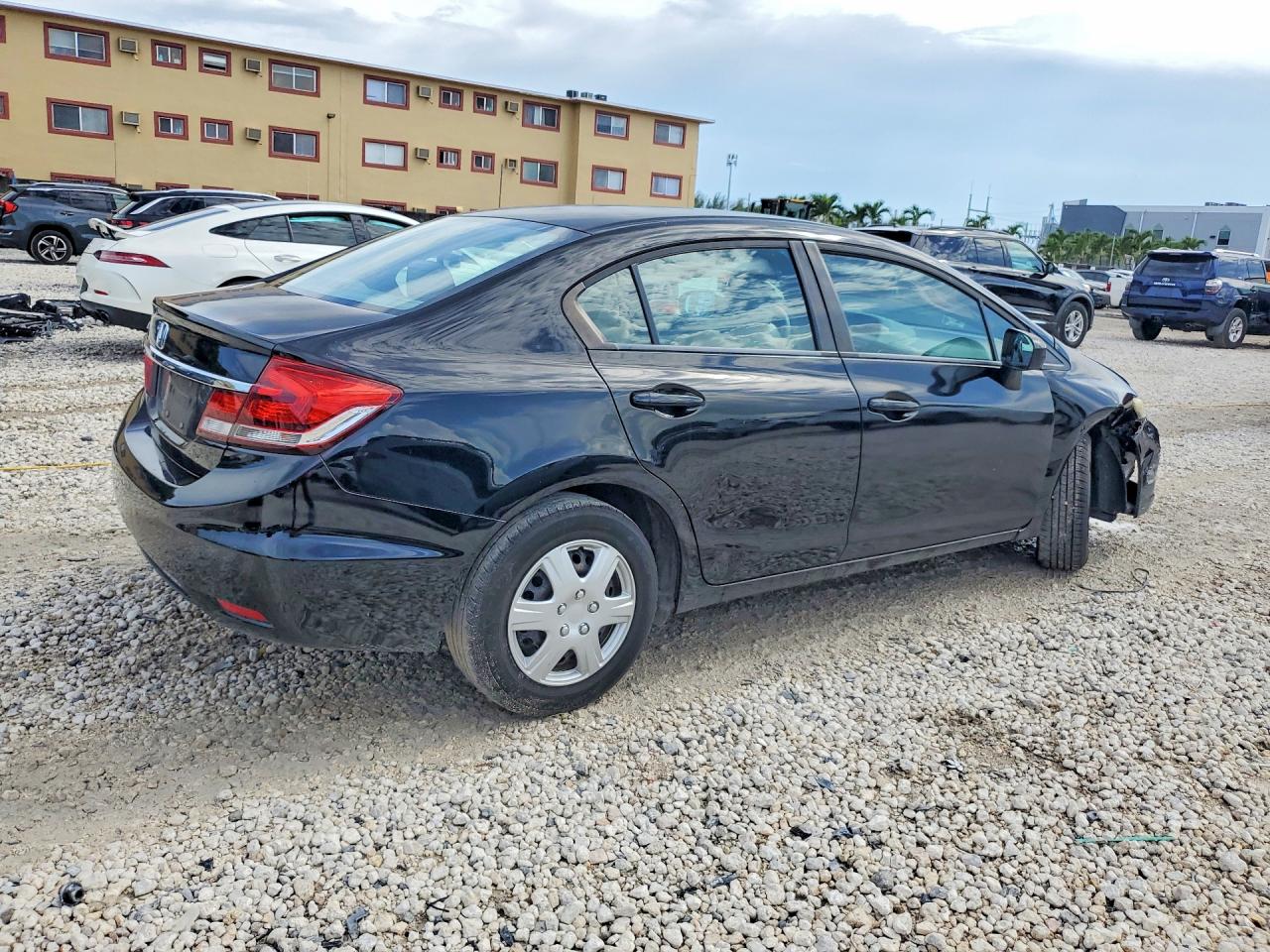 2014 Honda Civic Lx Black vin: 19XFB2F53EE010927