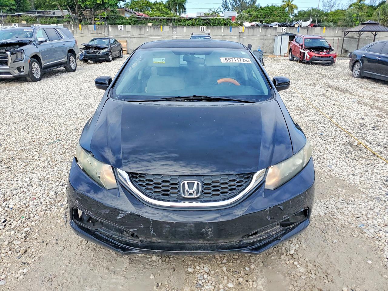 2014 Honda Civic Lx Black vin: 19XFB2F53EE010927