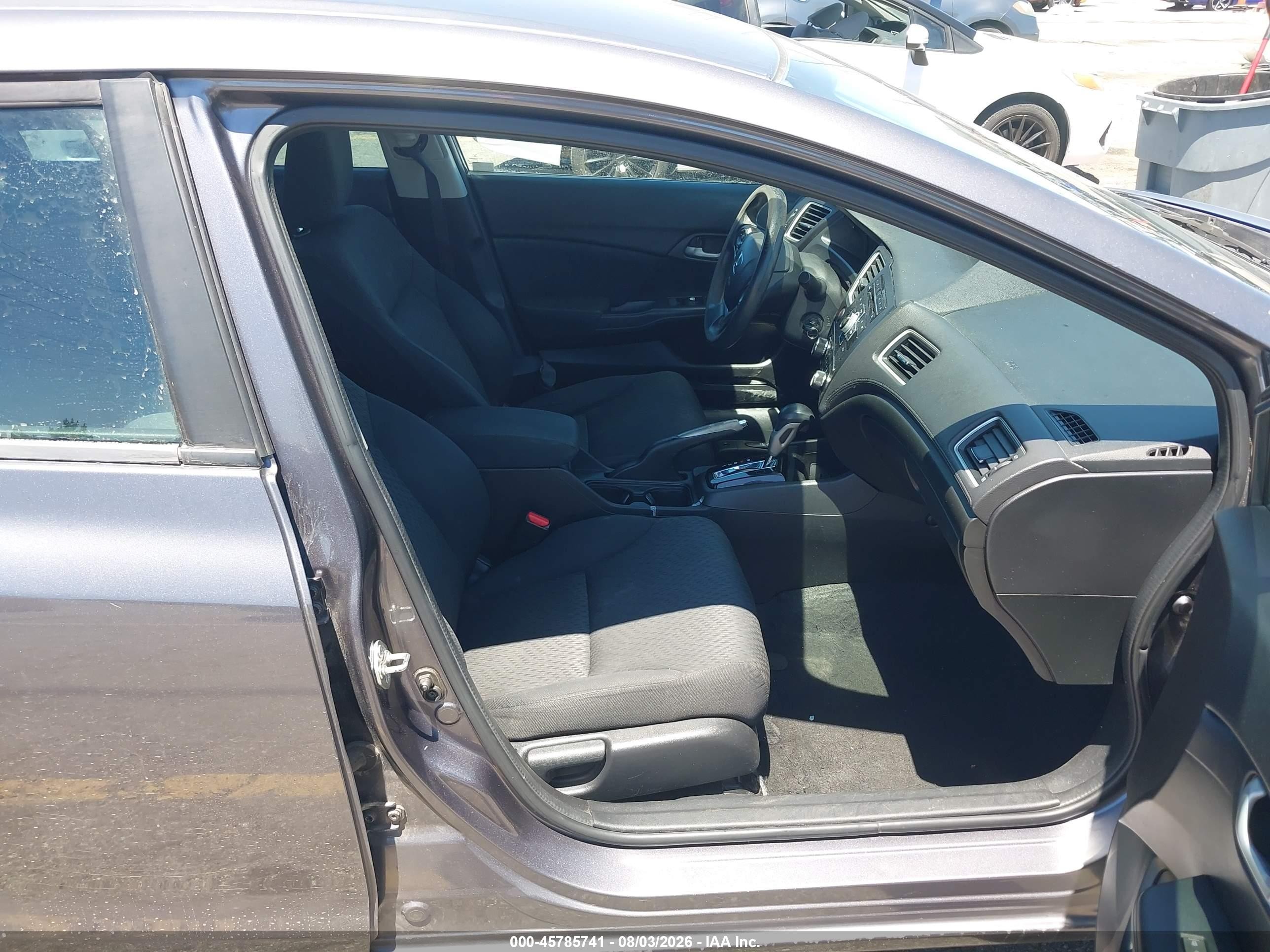 2014 Honda Civic Lx Синий vin: 19XFB2F53EE024665