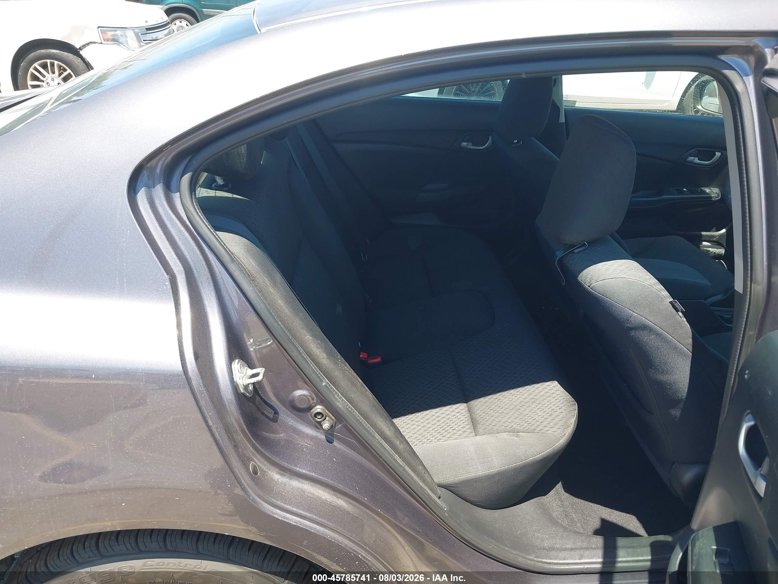 2014 Honda Civic Lx Синий vin: 19XFB2F53EE024665