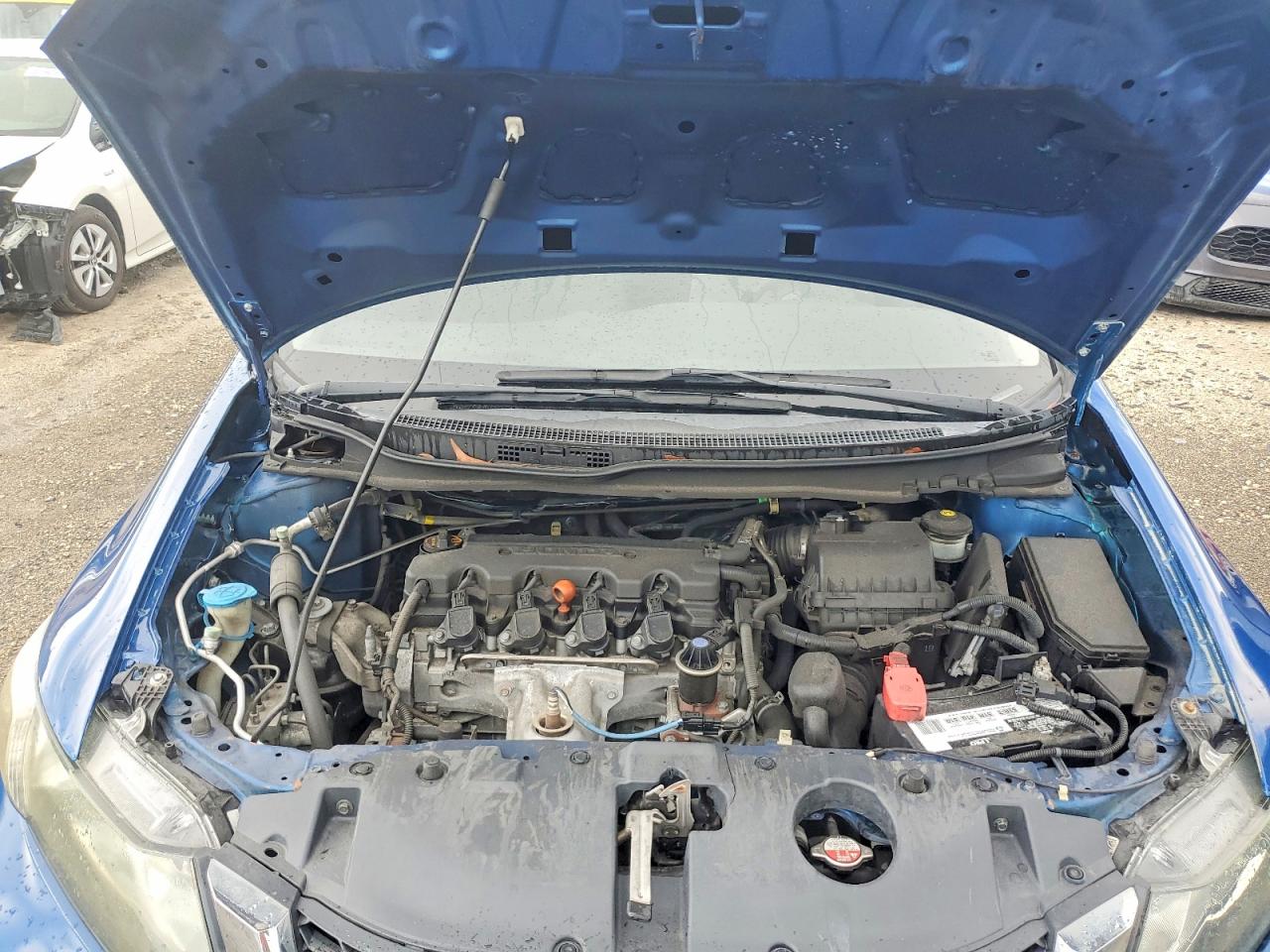 2014 Honda Civic Lx Синий vin: 19XFB2F53EE025704