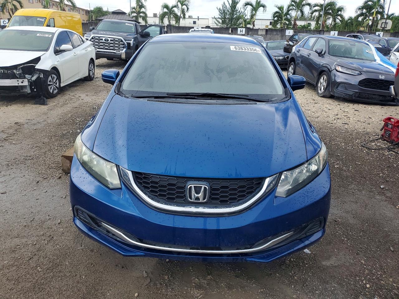 2014 Honda Civic Lx Синий vin: 19XFB2F53EE025704