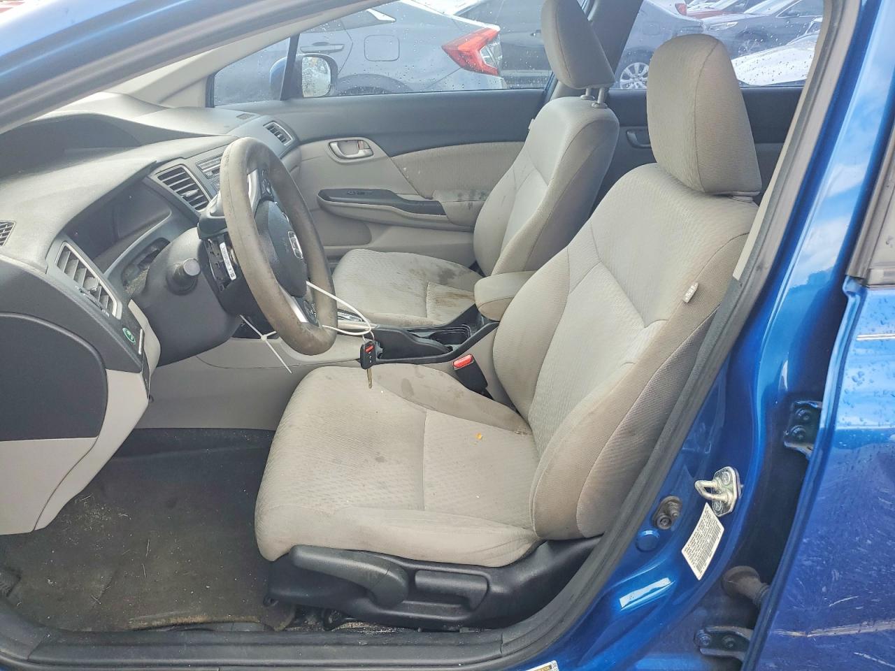 2014 Honda Civic Lx Синий vin: 19XFB2F53EE025704