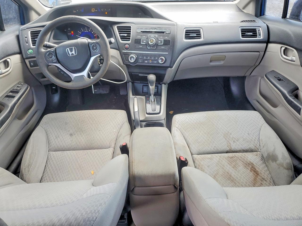 2014 Honda Civic Lx Синий vin: 19XFB2F53EE025704