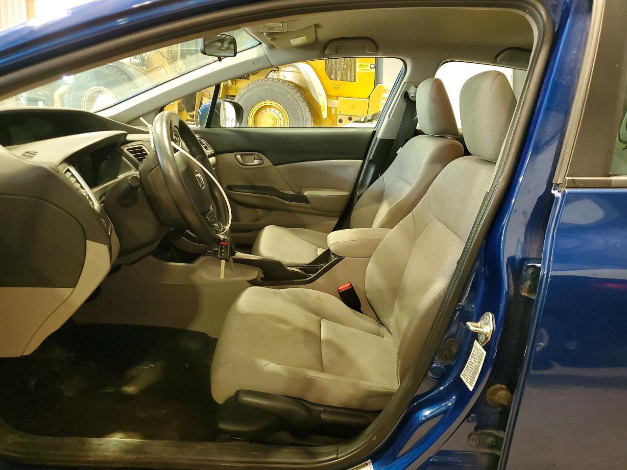 2014 Honda Civic Lx Blue vin: 19XFB2F53EE039392
