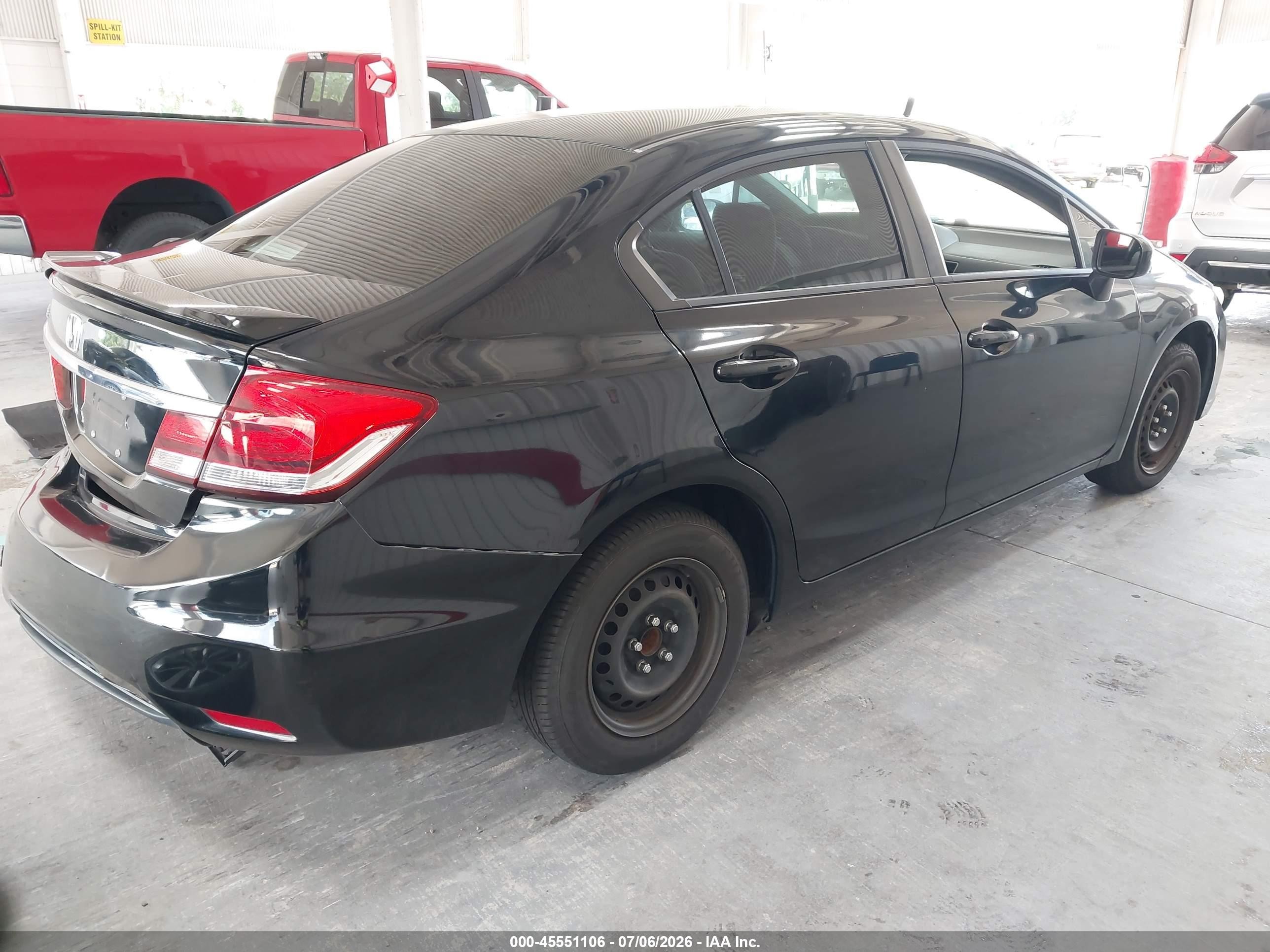 2014 Honda Civic Lx Черный vin: 19XFB2F53EE040820