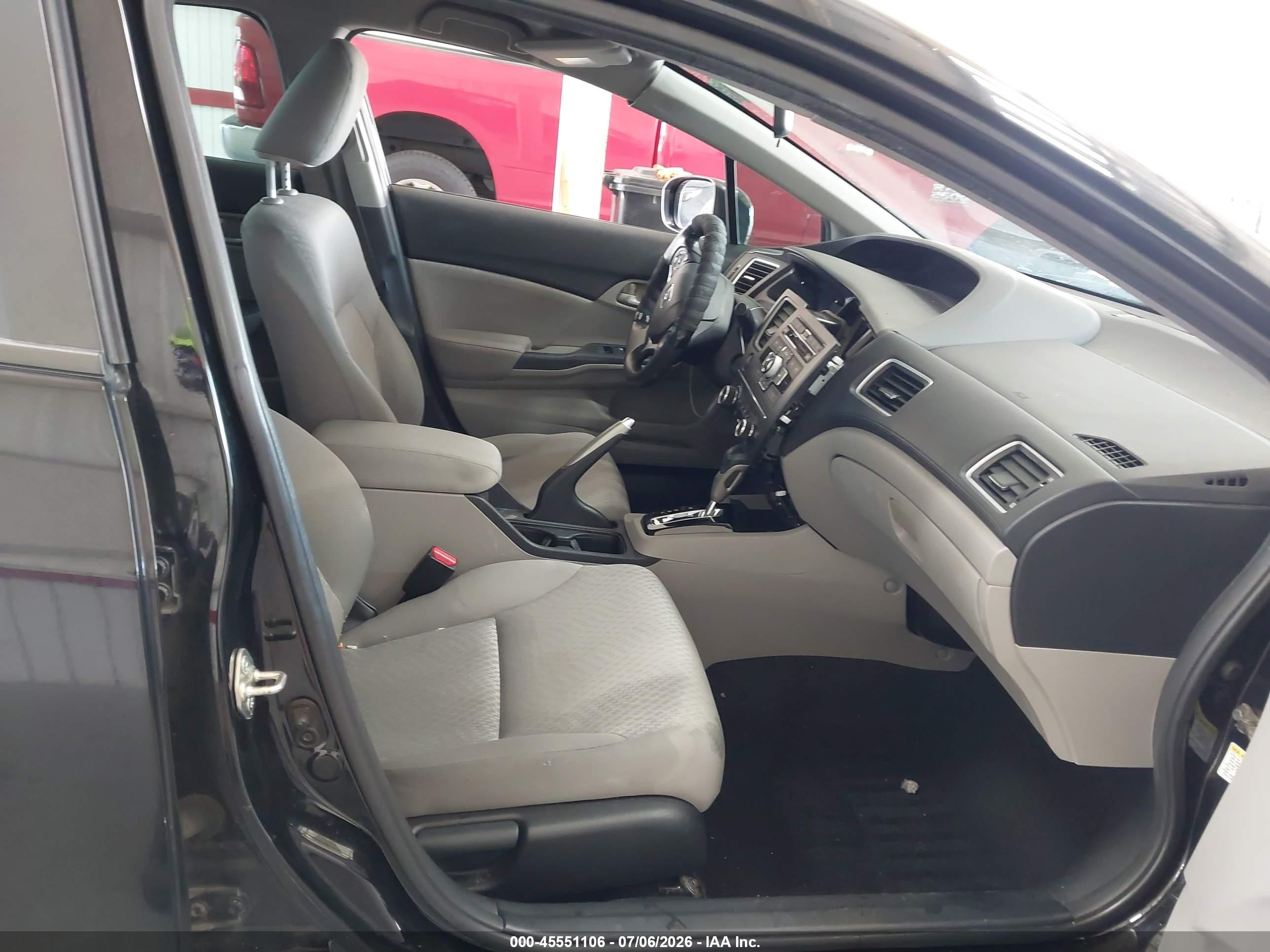 2014 Honda Civic Lx Черный vin: 19XFB2F53EE040820