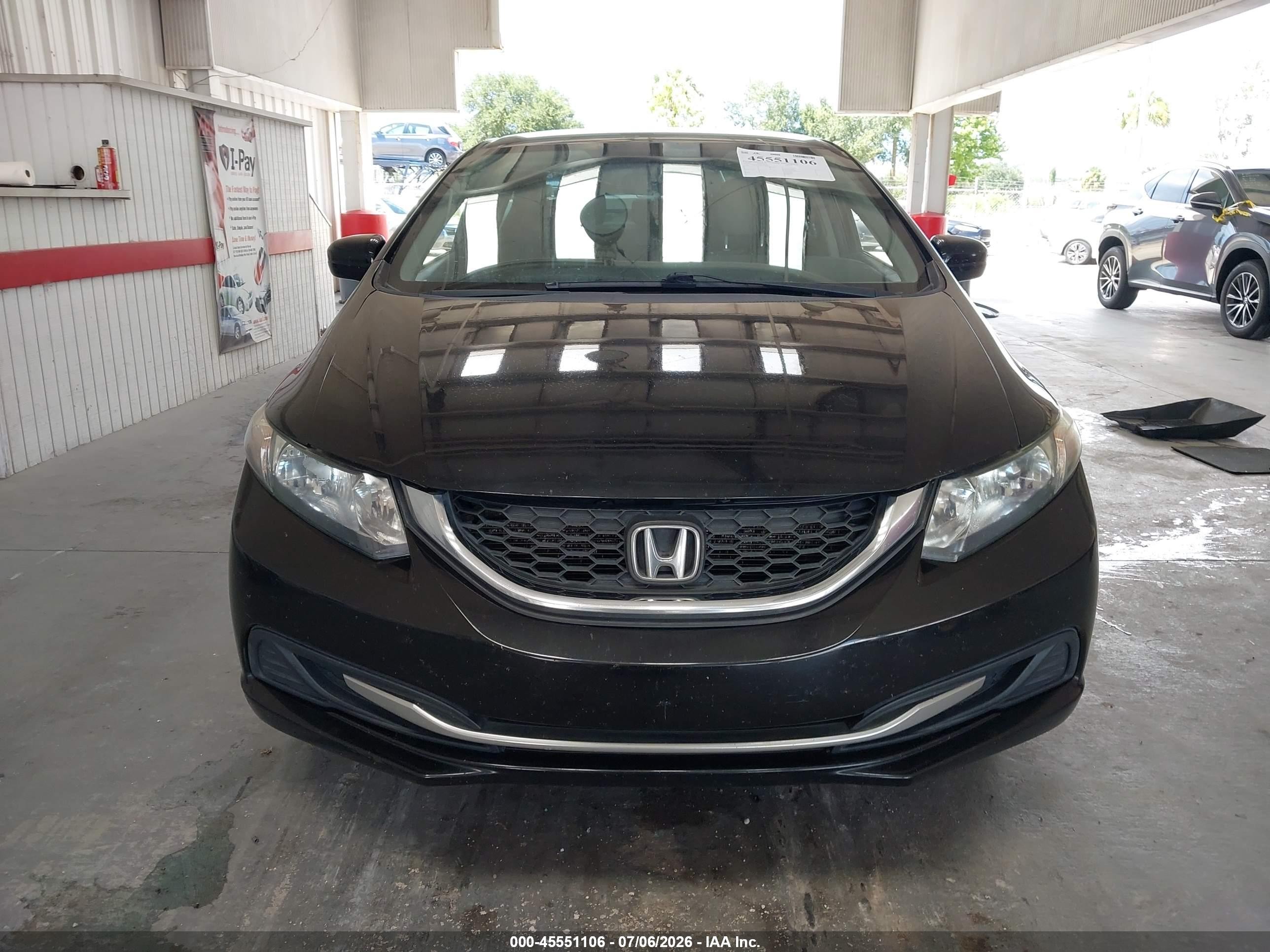 2014 Honda Civic Lx Черный vin: 19XFB2F53EE040820