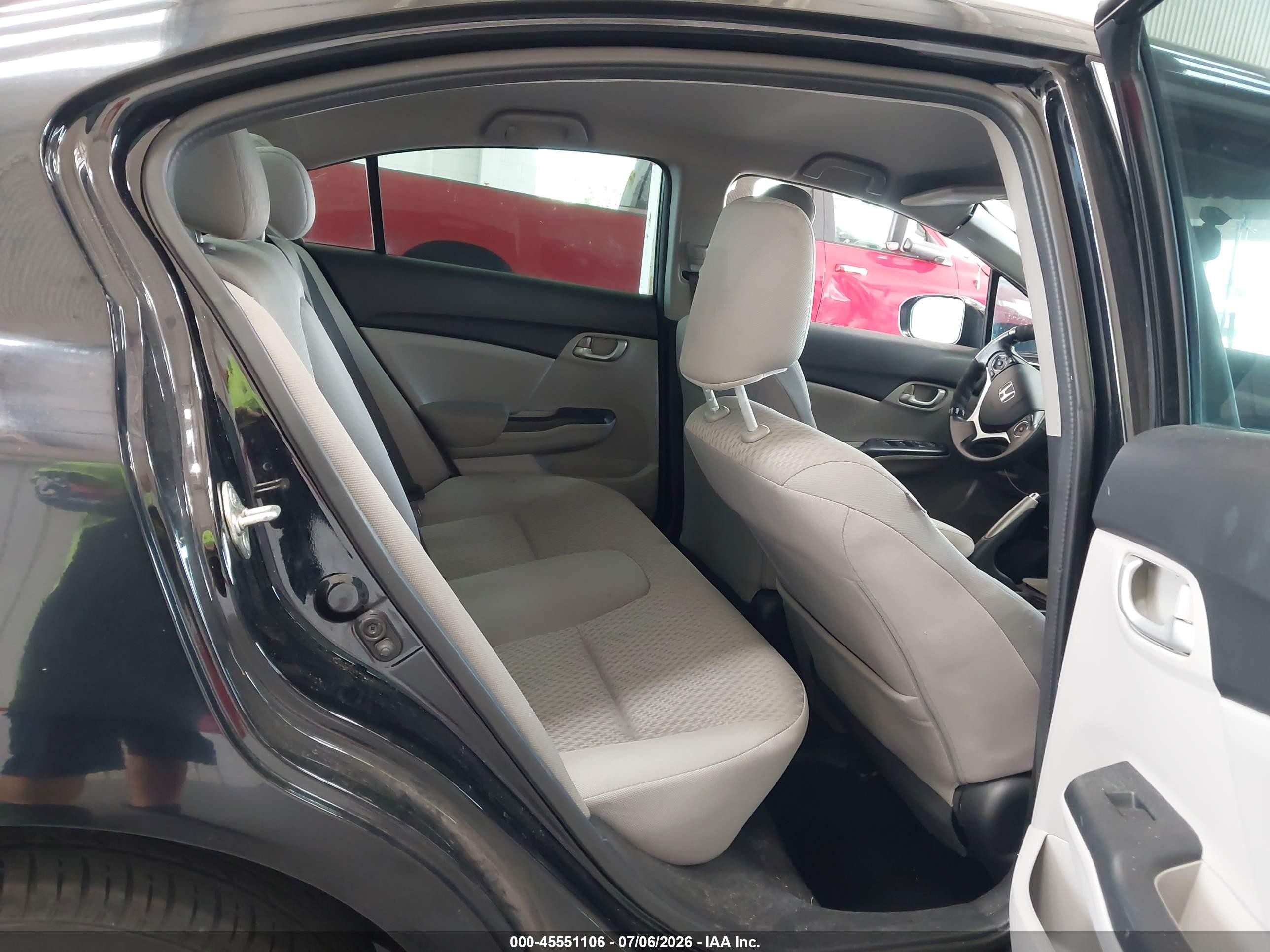 2014 Honda Civic Lx Черный vin: 19XFB2F53EE040820
