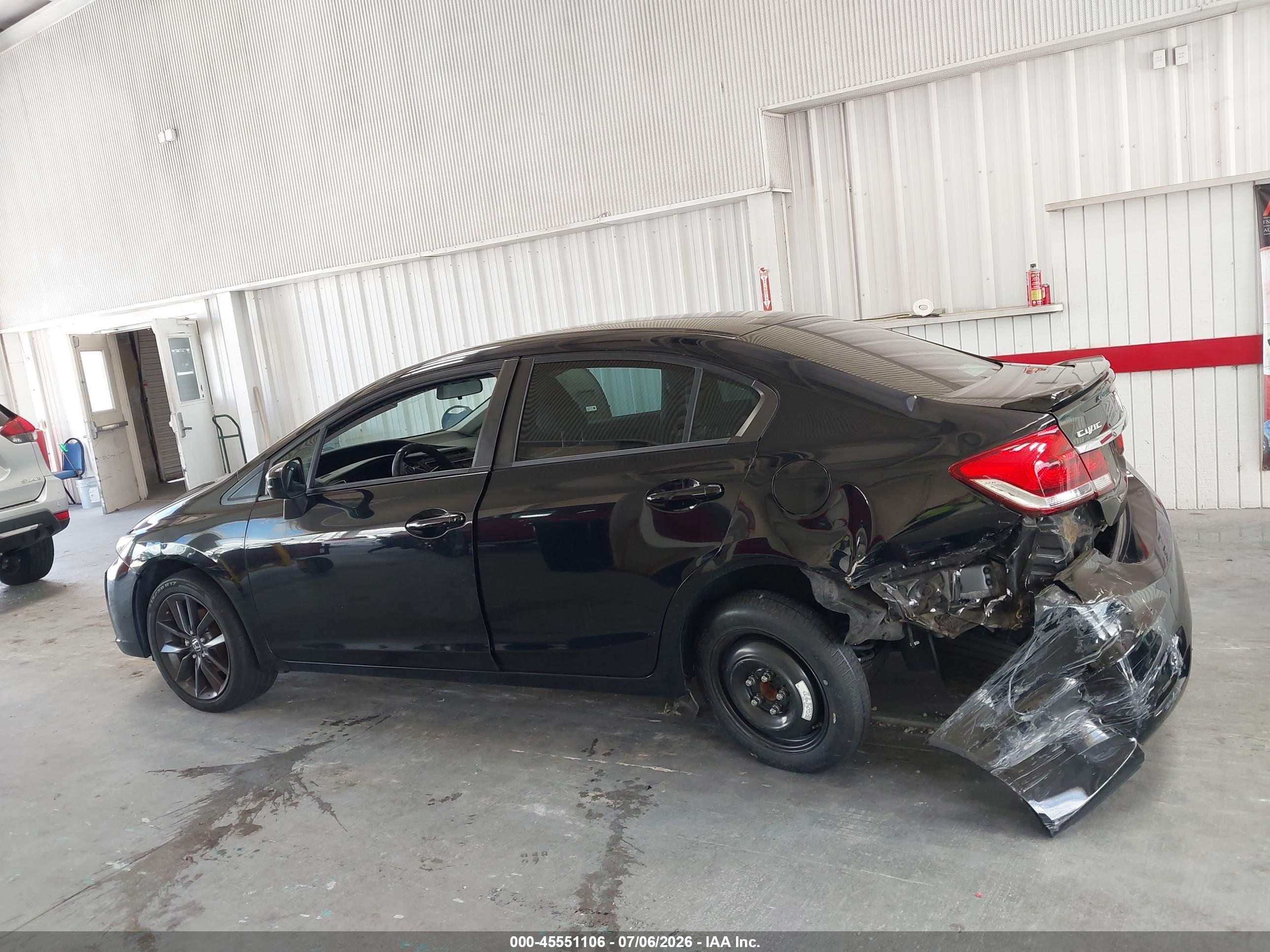 2014 Honda Civic Lx Черный vin: 19XFB2F53EE040820