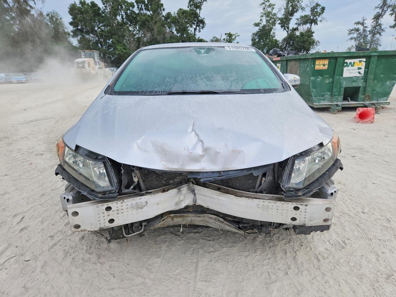 2014 Honda Civic Lx Silver vin: 19XFB2F53EE050568