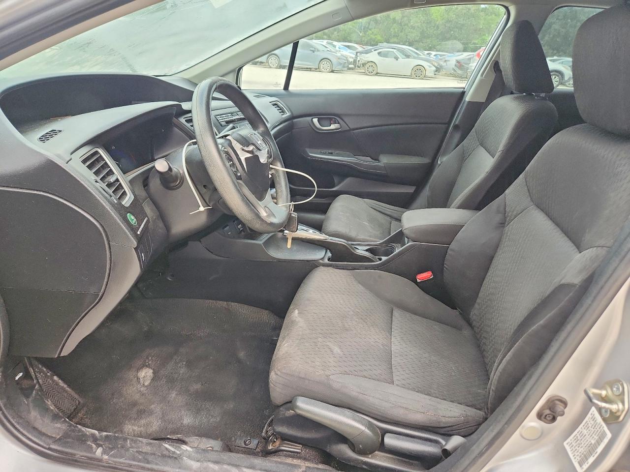 2014 Honda Civic Lx Silver vin: 19XFB2F53EE050568