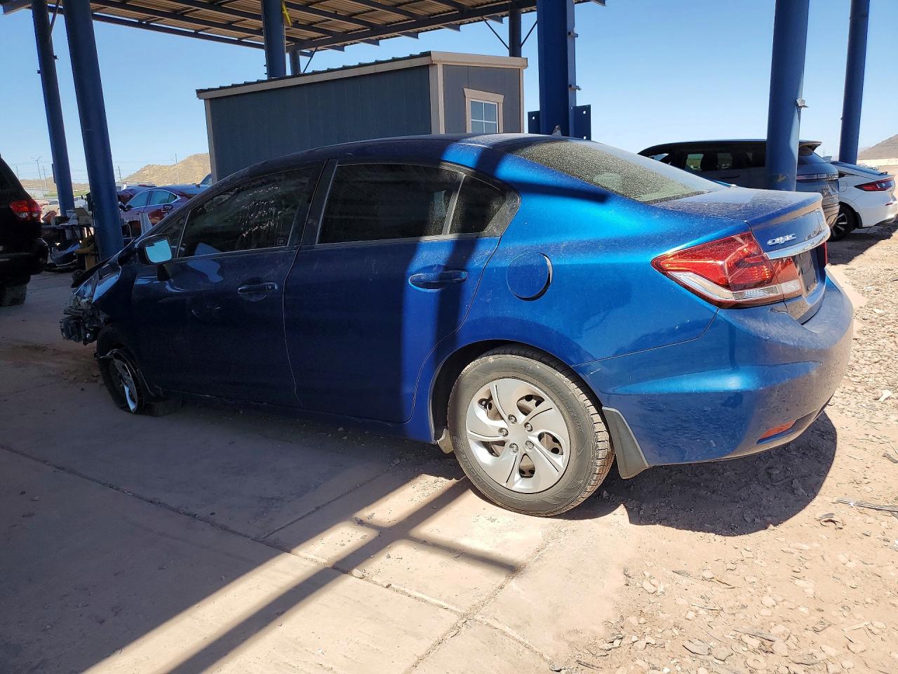 2014 Honda Civic Lx Blue vin: 19XFB2F53EE062512