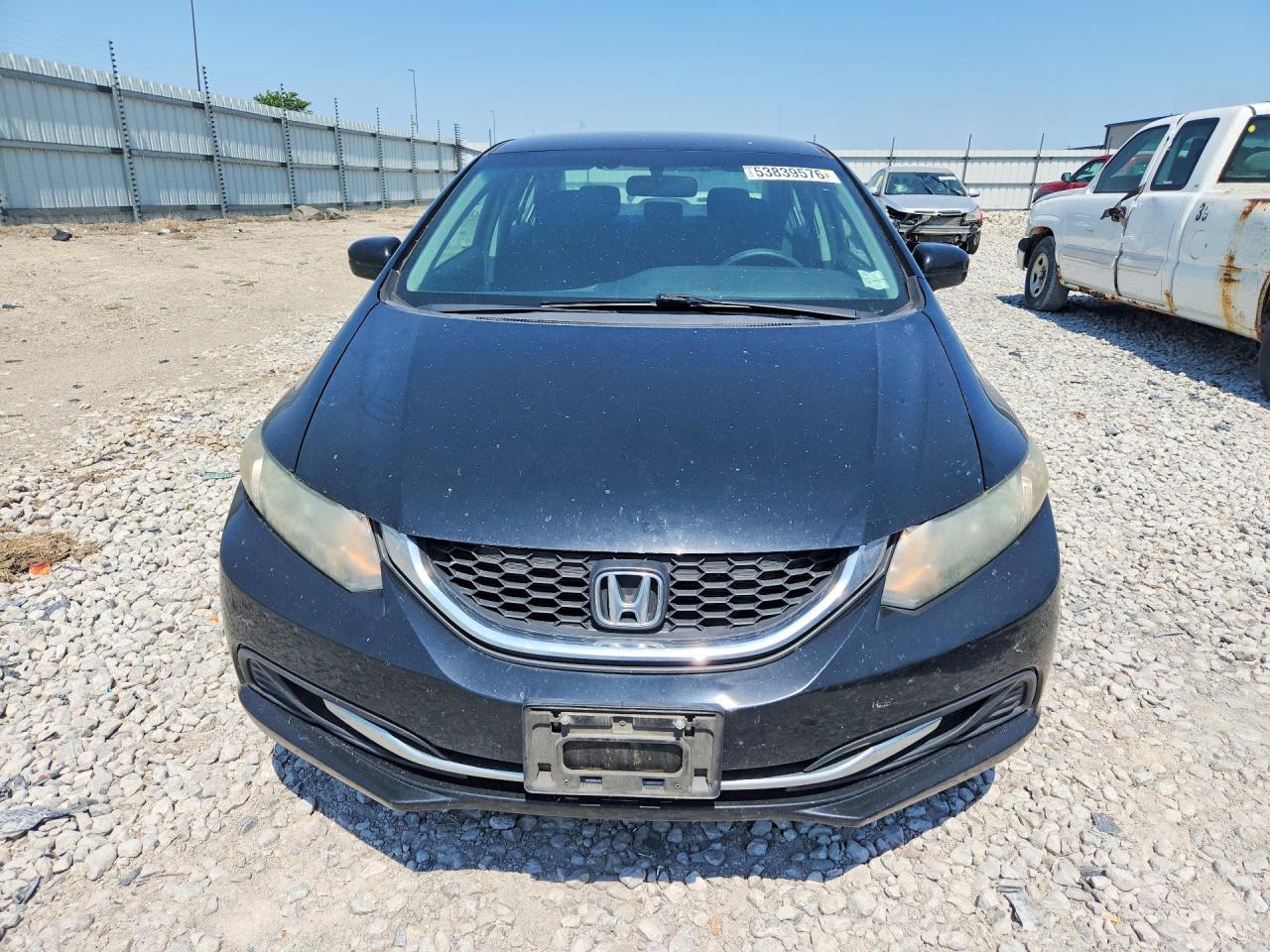 2014 Honda Civic Lx Black vin: 19XFB2F53EE066818