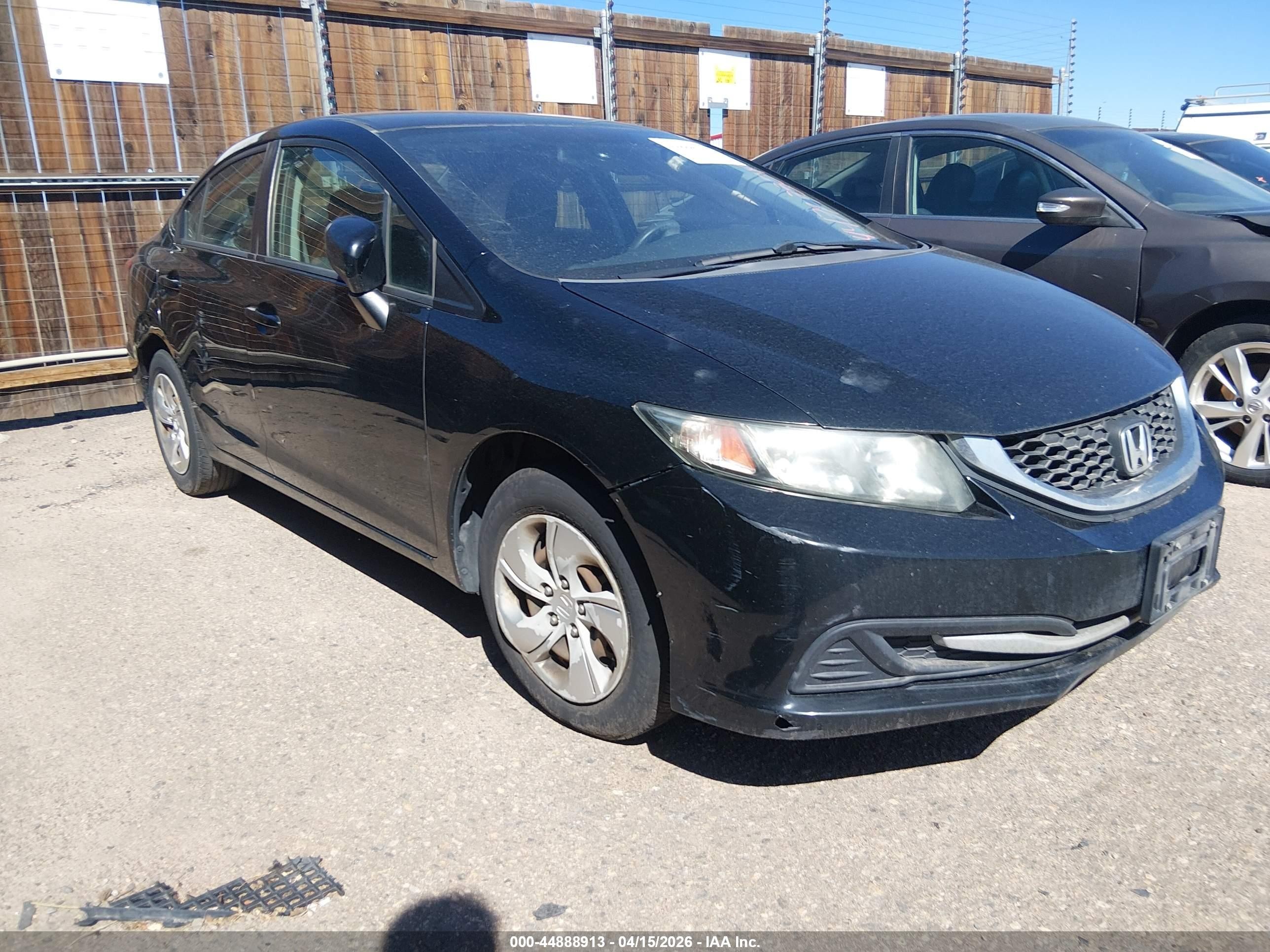 2014 Honda Civic Lx Черный vin: 19XFB2F53EE077009
