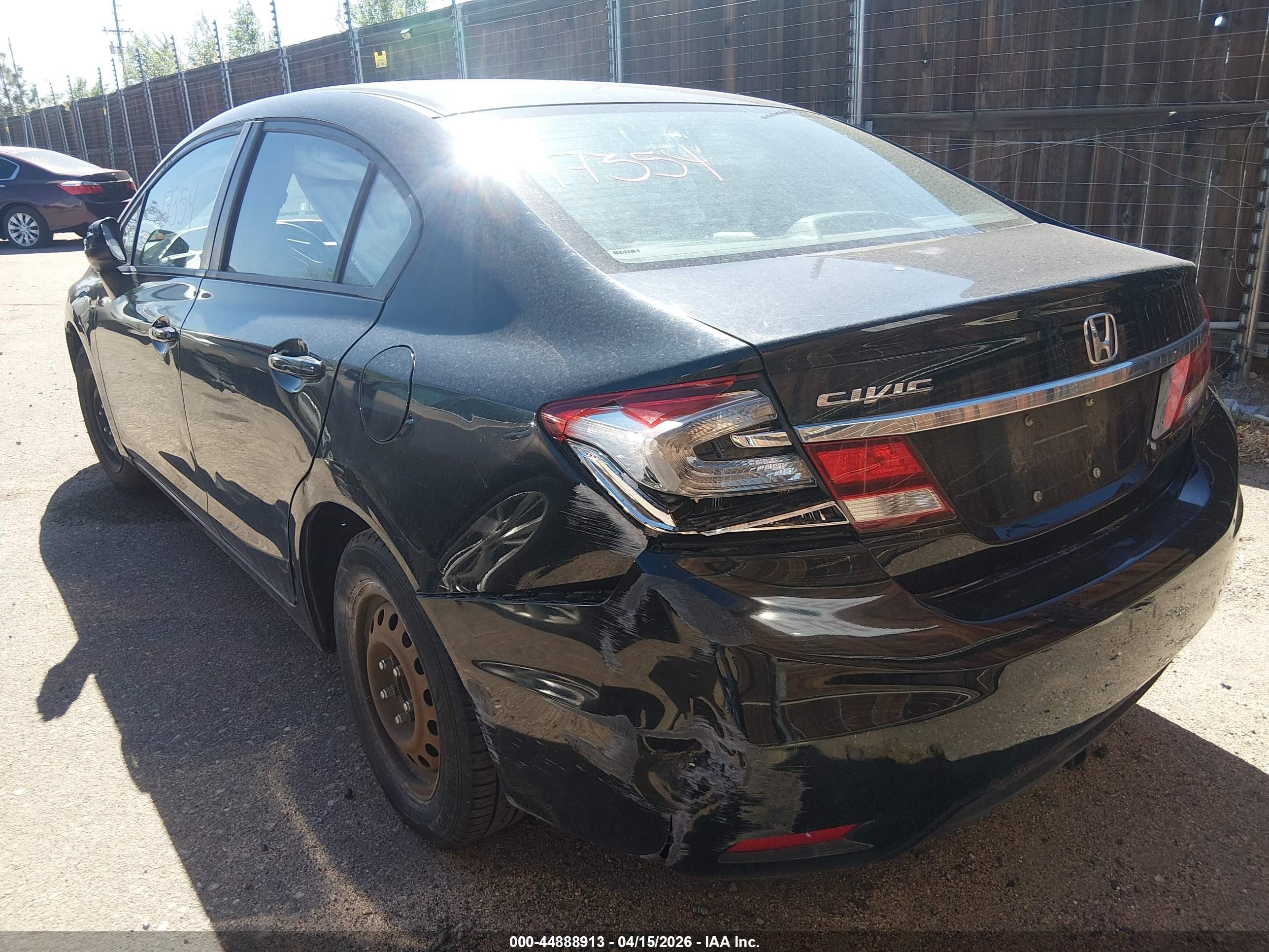 2014 Honda Civic Lx Черный vin: 19XFB2F53EE077009