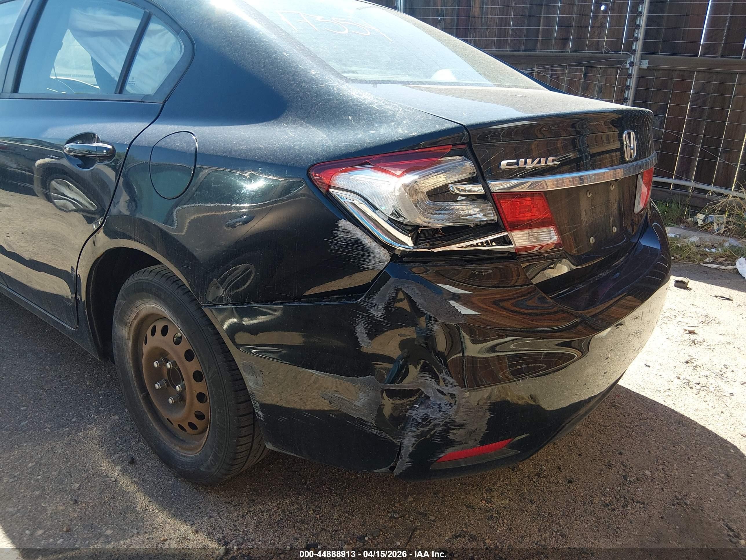 2014 Honda Civic Lx Черный vin: 19XFB2F53EE077009