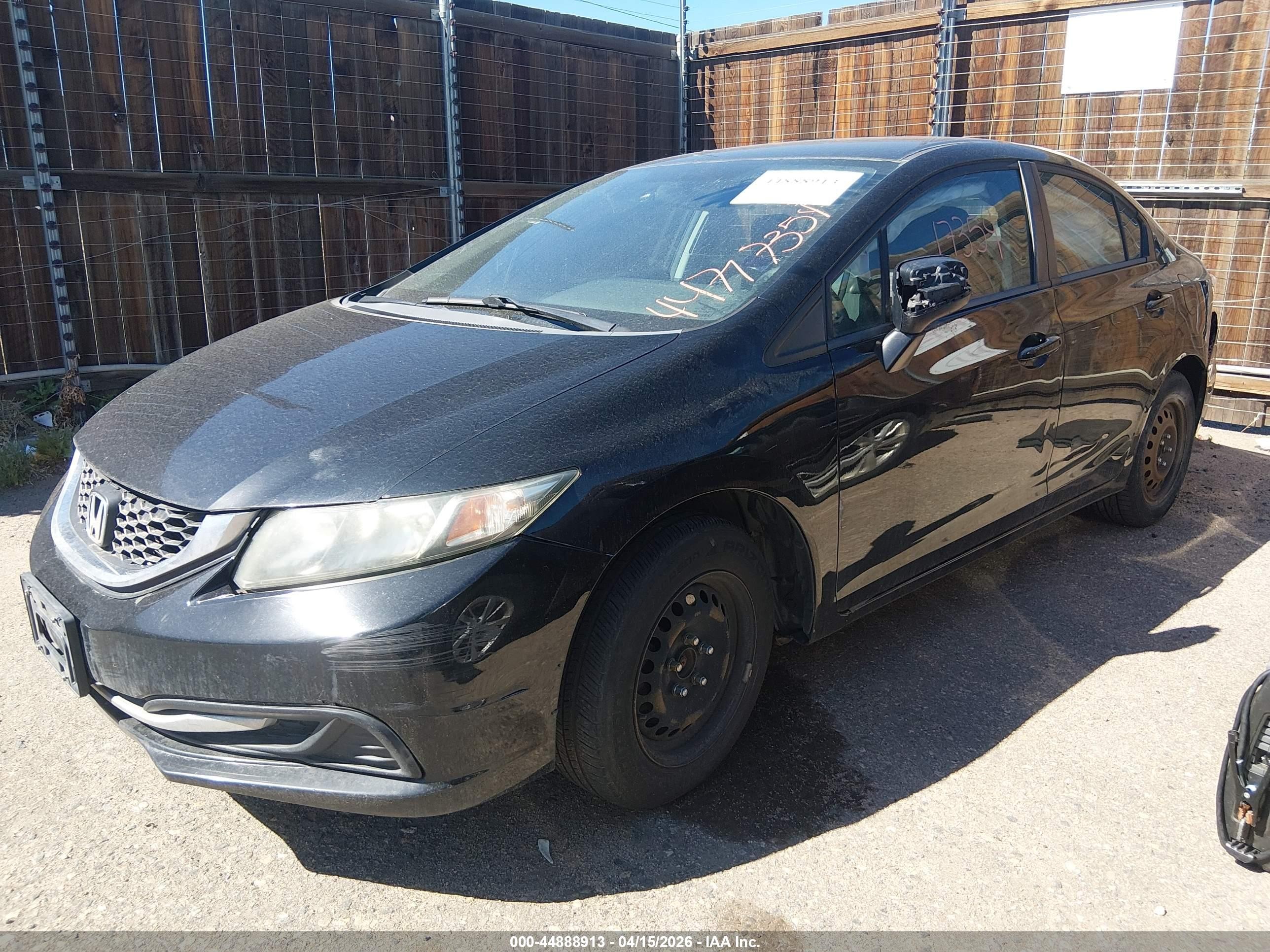 2014 Honda Civic Lx Черный vin: 19XFB2F53EE077009