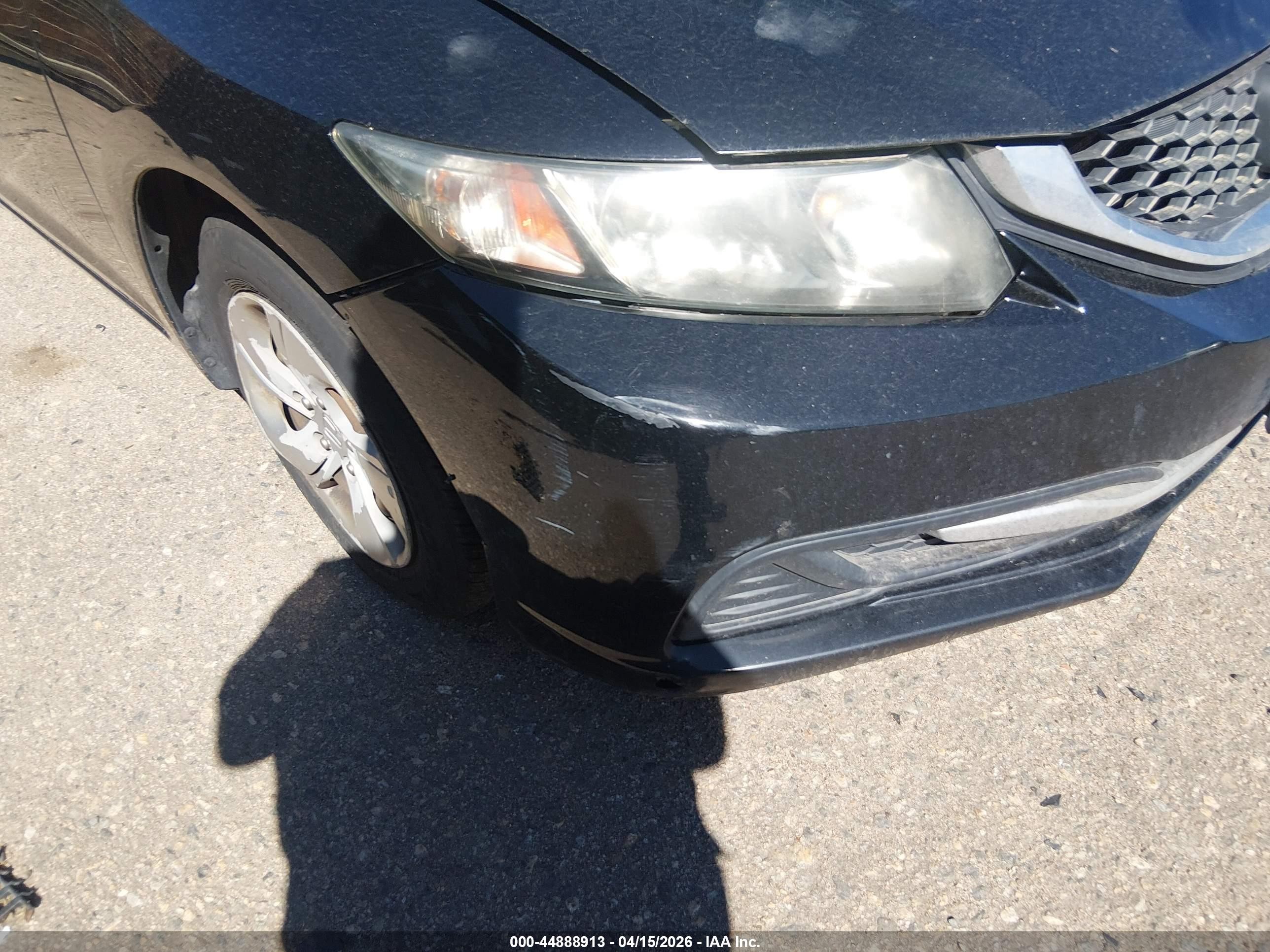 2014 Honda Civic Lx Черный vin: 19XFB2F53EE077009