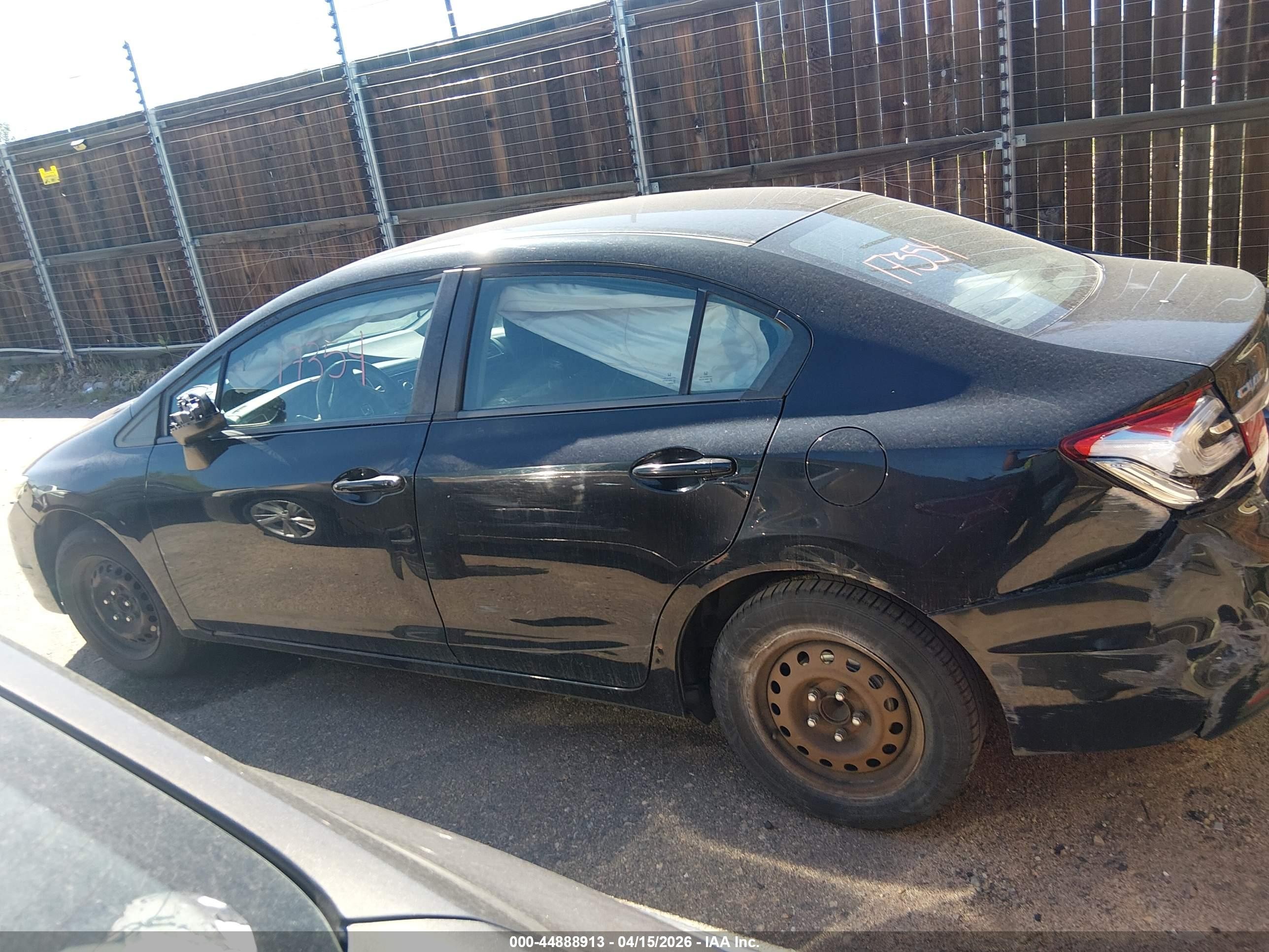 2014 Honda Civic Lx Черный vin: 19XFB2F53EE077009