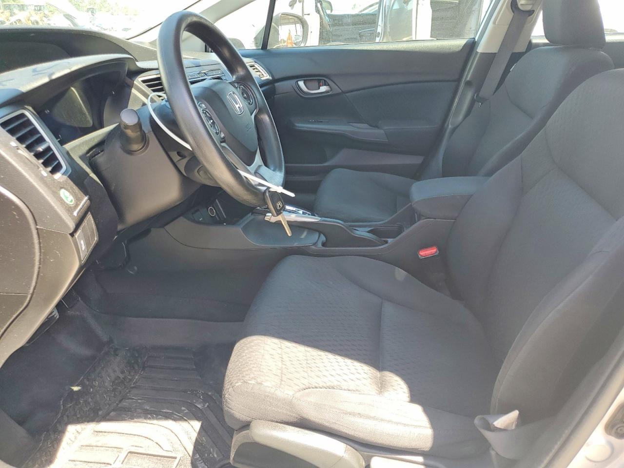 2014 Honda Civic Lx Silver vin: 19XFB2F53EE083344