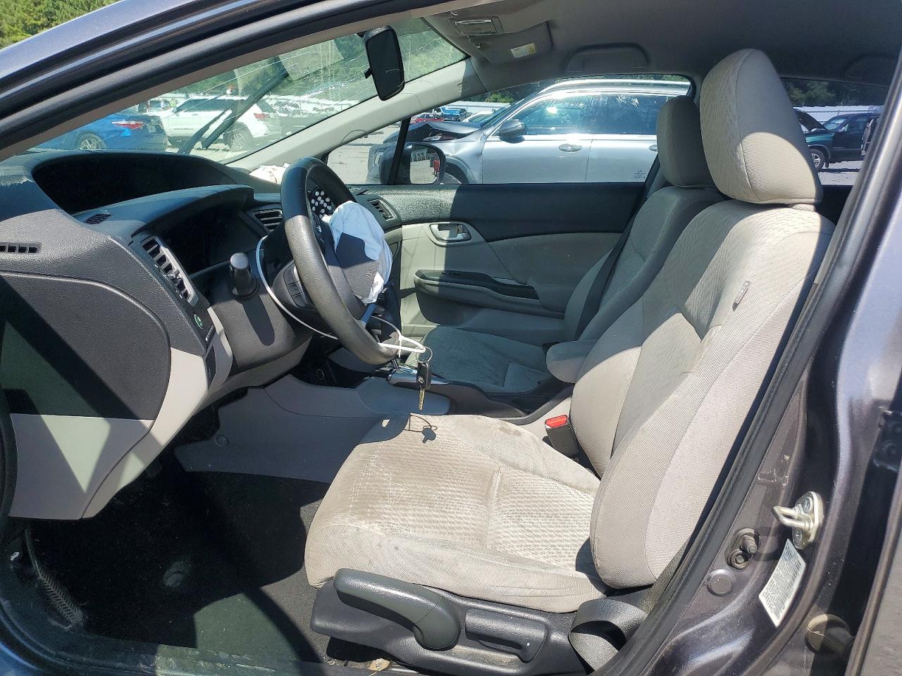 2014 Honda Civic Lx Gray vin: 19XFB2F53EE083375