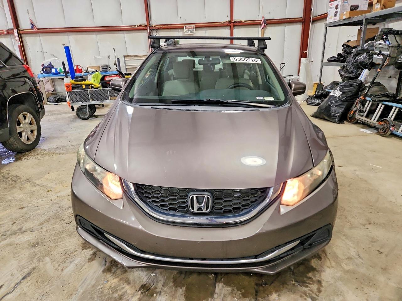 2014 Honda Civic Lx Tan vin: 19XFB2F53EE213185