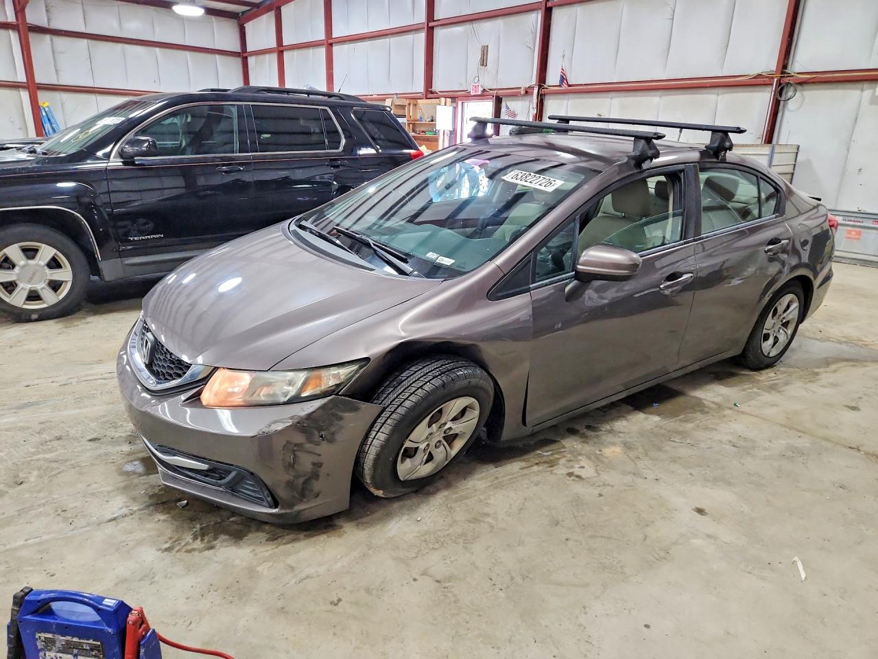 2014 Honda Civic Lx Tan vin: 19XFB2F53EE213185