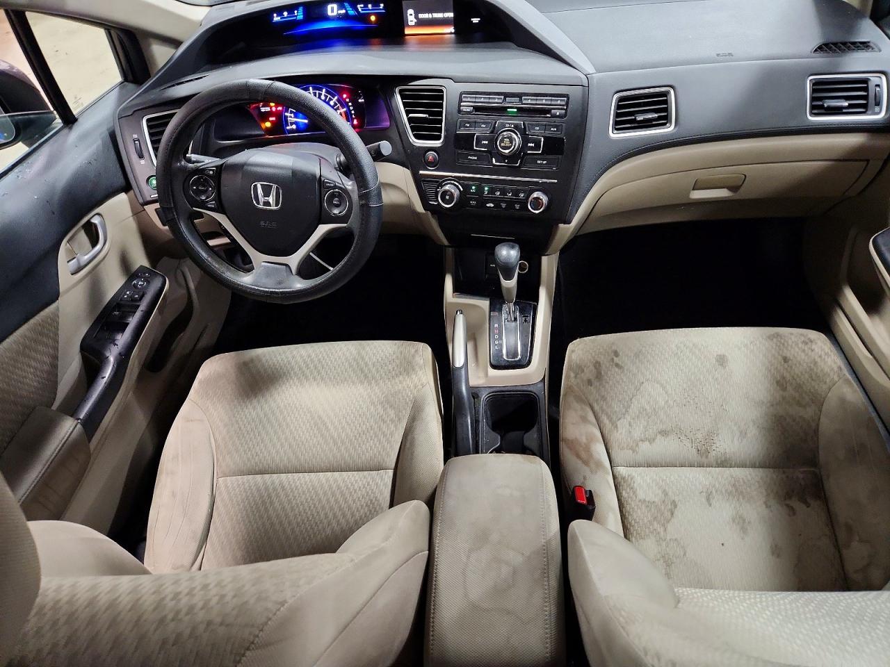 2014 Honda Civic Lx Tan vin: 19XFB2F53EE213185