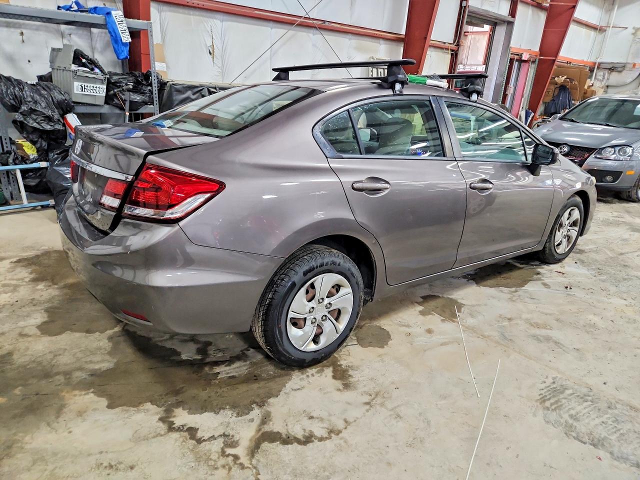 2014 Honda Civic Lx Tan vin: 19XFB2F53EE213185
