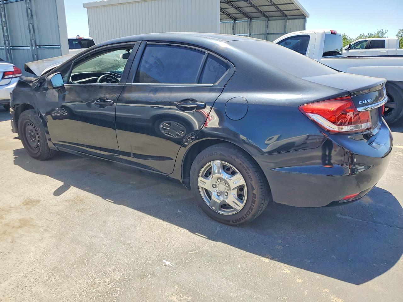 2014 Honda Civic Lx Black vin: 19XFB2F53EE216801