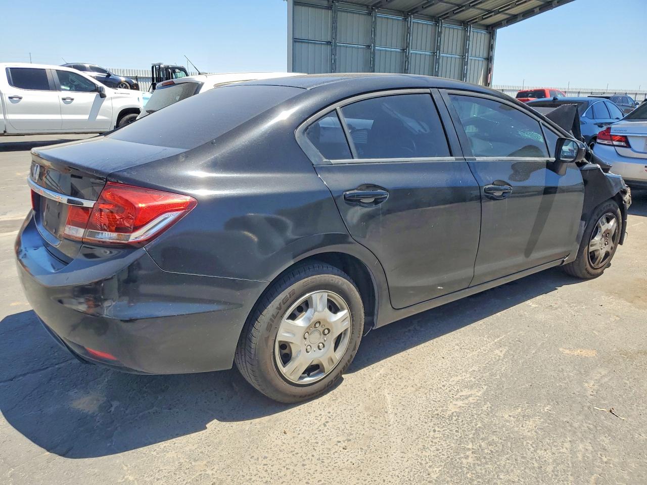 2014 Honda Civic Lx Black vin: 19XFB2F53EE216801