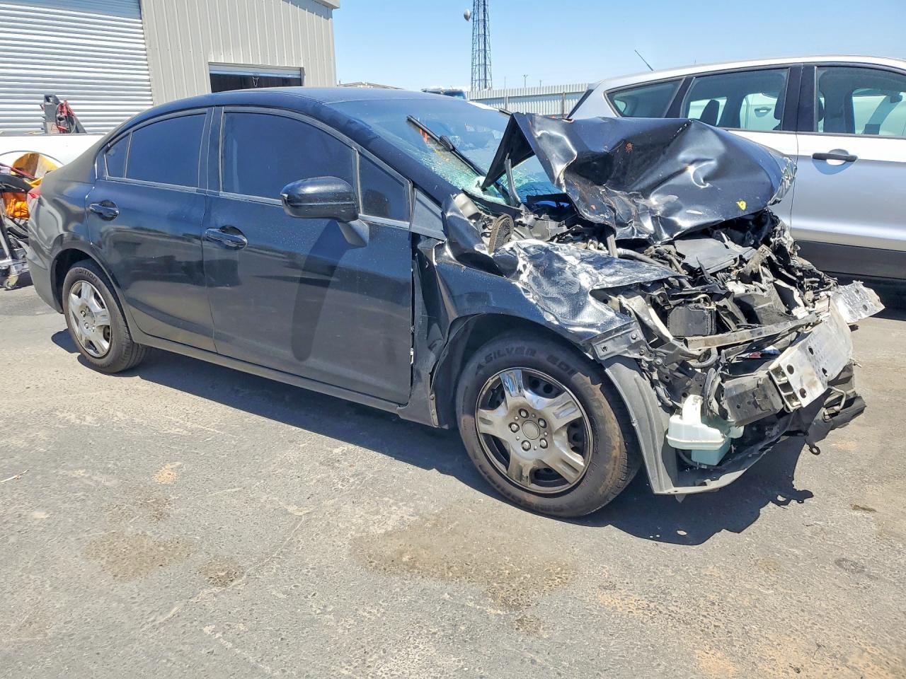 2014 Honda Civic Lx Black vin: 19XFB2F53EE216801
