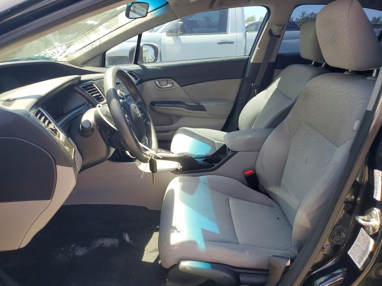 2014 Honda Civic Lx Black vin: 19XFB2F53EE216801