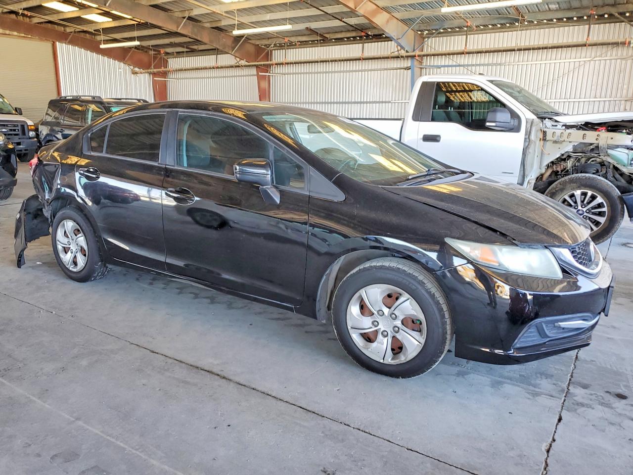 2014 Honda Civic Lx Black vin: 19XFB2F53EE219181
