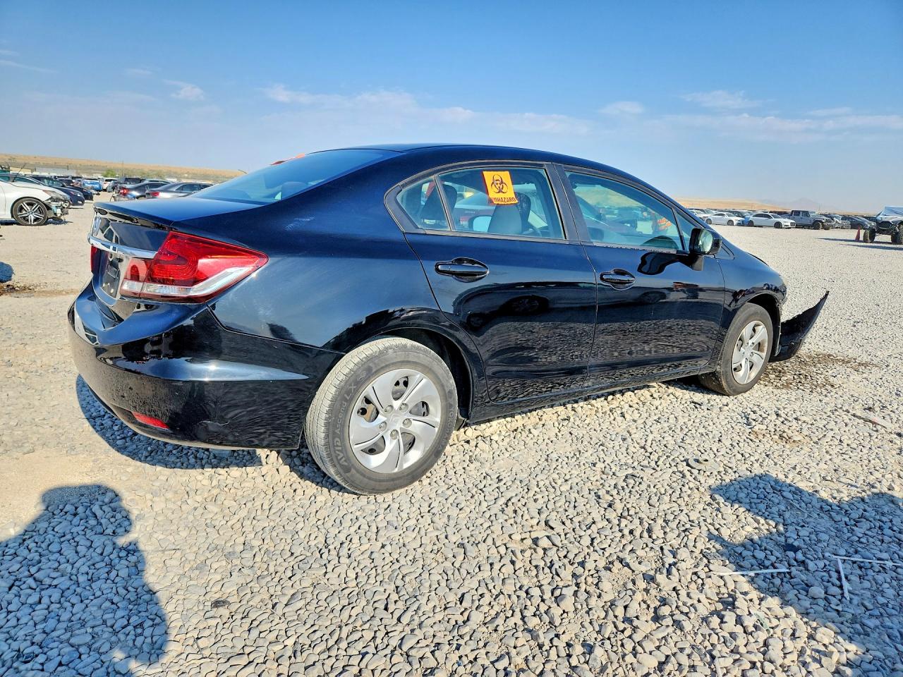 2014 Honda Civic Lx Black vin: 19XFB2F53EE224851
