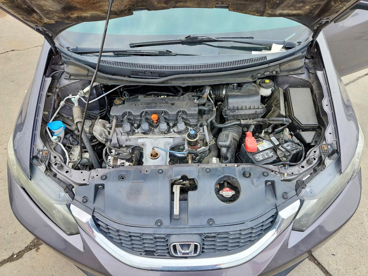 2014 Honda Civic Lx Gray vin: 19XFB2F53EE230407